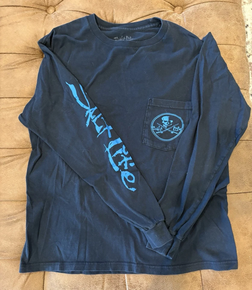 Lote de 8 camisas de manga larga para hombre (Salt Life, Old Navy y Under Armour) Foto 3 de 4