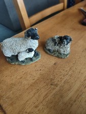 Stef Swaledale Sheep Handmade Pottery Figurine Ornament Vintage Collectable