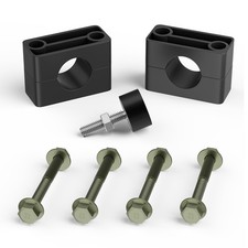 Panglong Club Car DS Brakes Block Mounting Set with Screw Nut, Black