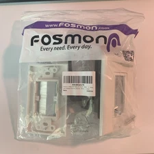 Fosmon (2 Pairs) Single Gang Wall Plate