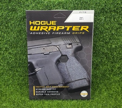 Hogue Ruger MAX-9 Wrapter Grip, Rubber, Block Texture Adhesive - 18188