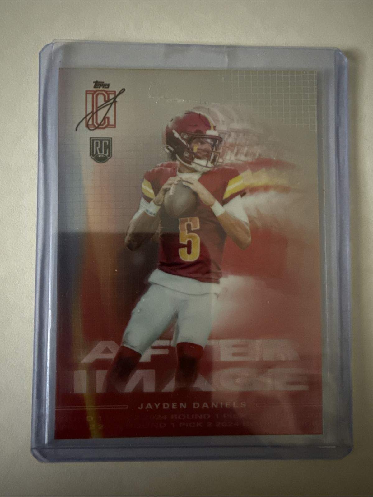 2024 Topps Signature Class - After Image Jayden Daniels #AI-7 (RC)