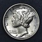 1928 10C MERCURY SILVER DIME KM# 140 Grade: Choice BU A7312