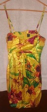 Chesley Women's Adjustable Spaghetti Strap Floral Pattern Sundress Size Medium M