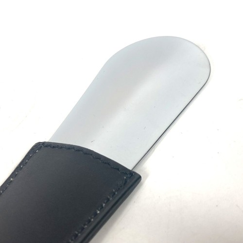 Berluti Shoehorn shoehorn interior Shoehorn Leather / Metal Black/Silver - Picture 4 of 8
