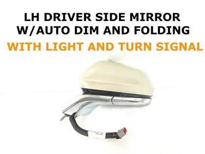 2013-2016 Lincoln MKZ left side mirror W/TURN SIGNAL & AUTO DIM