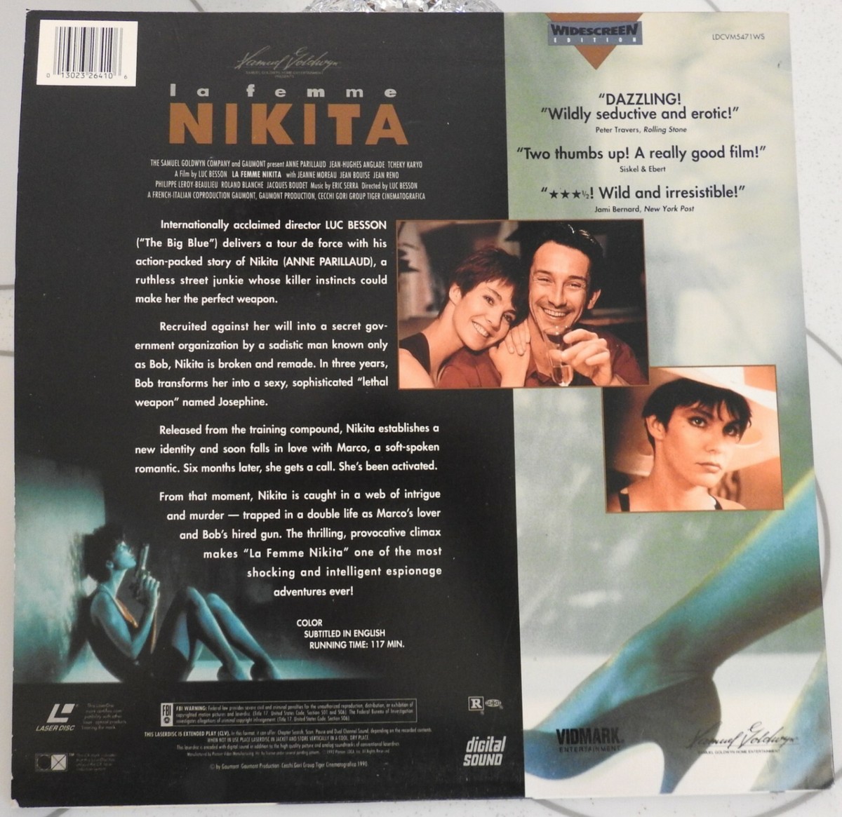 La Femme Nikita by Luc Besson with Jeanne Moreau Jean Reno