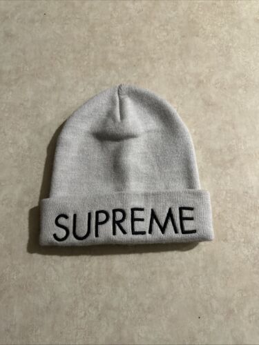 Supreme beanie grey - Gem Supreme beanie grey - Gem