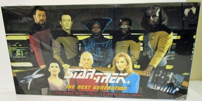 Vintage 1992 Paramount Star Trek Next Generation Fun Board Game