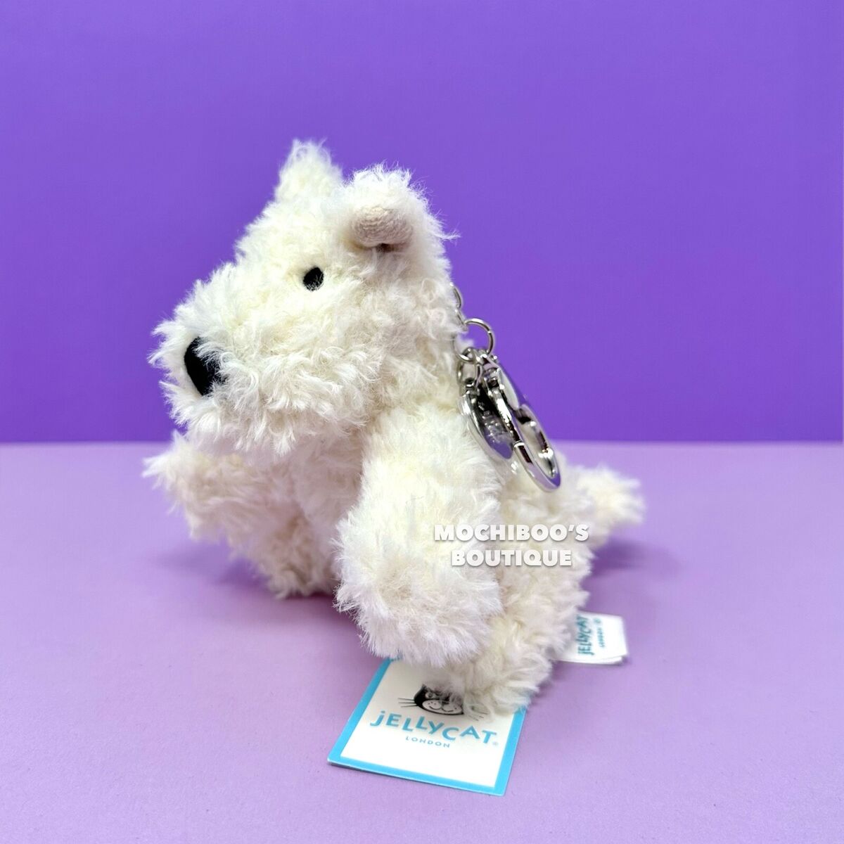 Jellycat Munro Scottie Dog Bag Charm Jellycat Munro Scottie Dog Bag Charm