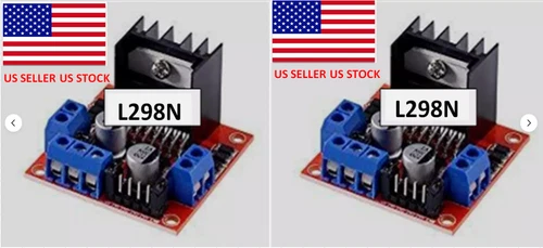 2 pcs L298N Stepper Motor Driver Controller Board Dual H Bridge Module USA stock