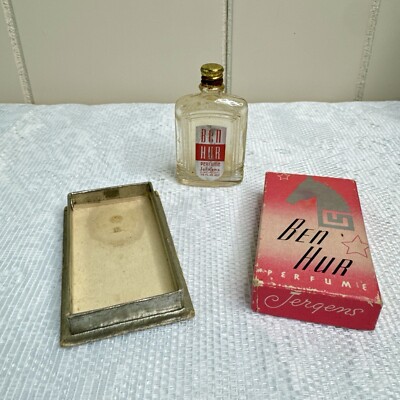 Vintage Ben Hur Perfume Bottle In Pink Horse Head Box RARE | eBay