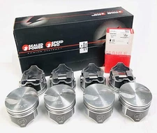 SPEED PRO Hypereutectic Flat Top Pistons Set/8+CAST Rings for Ford BB 460 +.030