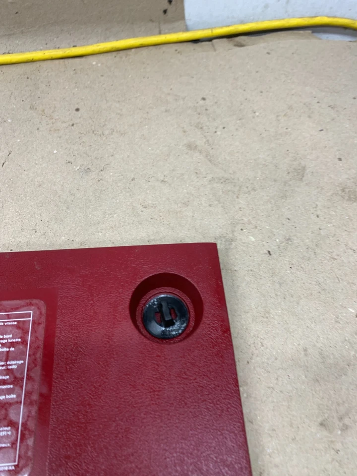 1987 1988 1989 1991 Ford f250 f350 Bronco panel de fusibles daigram cubierta puerta fabricante de equipos originales usado Foto 3 de 4