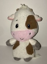 First  and Main Lil Buddy Stuffed Plush Beanbag Cow  8614