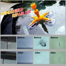 Windshield Repair Kit for Chips, Cracks, Bull's-Eyes and Stars, Do It Yourself
