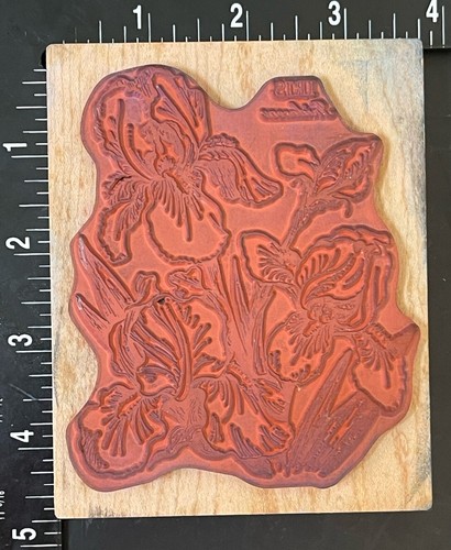 Bartiris Blume Sorte Pflanze Garten Natur PSX K-040 Holz Stempel - Bild 2 von 3
