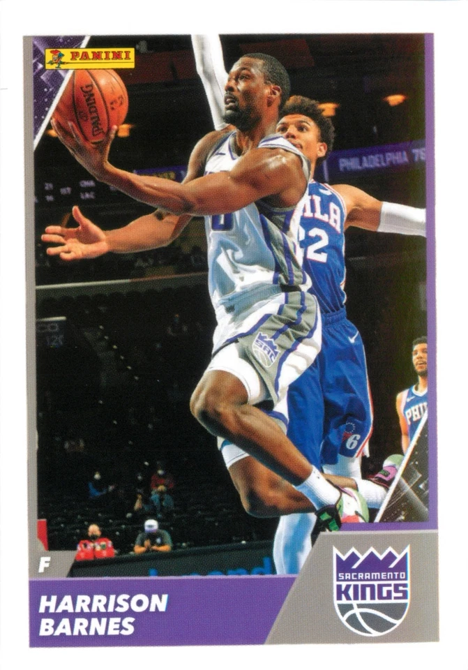Harrison Barnes 2021-22 Panini Sticker & Card Collection NBA Card #75 Kings NBA - Image 3 of 4