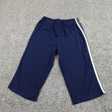 Champion Shorts Mens Large Blue Mesh Sweatpants Stretch Athletic Sports Gym Run