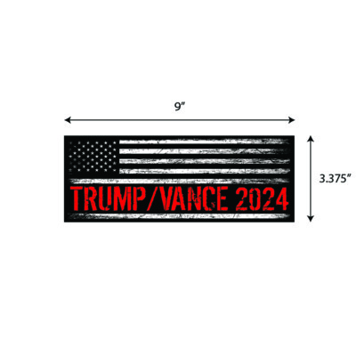TRUMP VANCE 2024 MAGA Bumper Sticker Decal Graphic Election BS0555