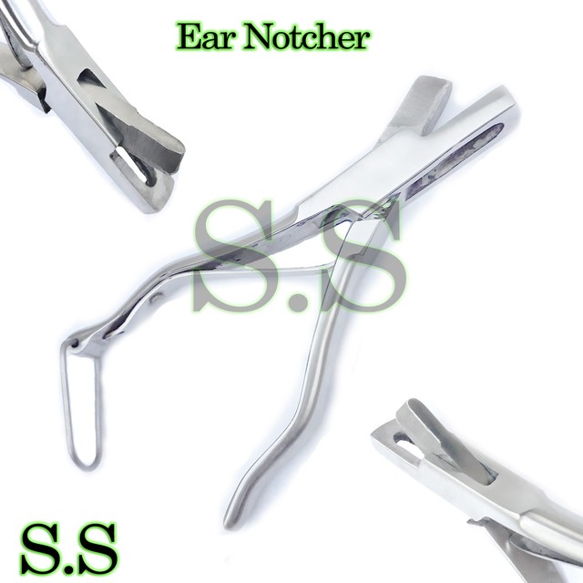 LAMB SHEEP EAR NOTCHER STAINLESS STEEL 6" U SHAPE VT113 eBay