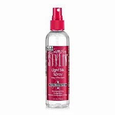 Simply Stylin' Light Silk Spray 118ml – Hair Shine - Anti Frizz Straight