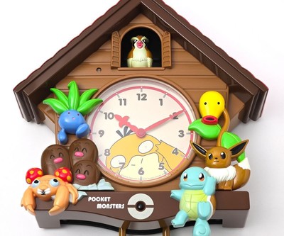 【超希少】セイコー ポケットモンスター 振り子時計 CQ502B 動作確認済み 激レア！】ポケモン 振り子時計 cq502b 【公式通販】