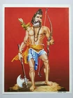 India Religious Print PARASHURAMA Artist Hari Kishore- 9in x 11.50in