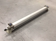 SMC C96SDL80-900 Pneumatic Cylinder W/Mounting Brackets 80mm Bore 900mm Stroke