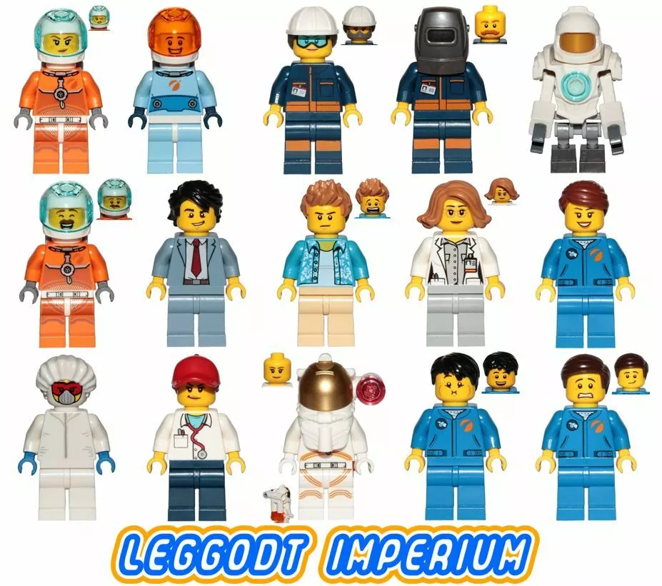 Lego City Space Research & Development NASA Minifigures - 60230 FREE POST