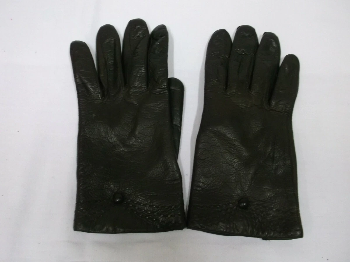 Gants moto vintage Helstons Hiro été cuir noir