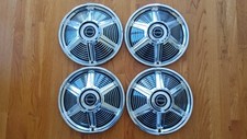 Set Of 4 Nos Take-off 1965 Ford Mustang Wheel Covers Hubcaps 14 C5zz-1130-j
