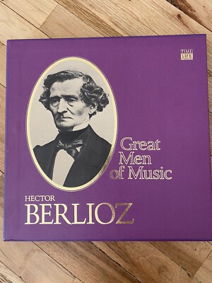Time Life Great Men Of Music Hector Berlioz 4 LP Box Set 1976