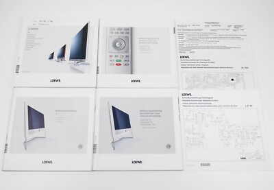 orig. LOEWE Connect 32 37 42 TV 40 Bedienungsanleitung Schaltplan SL 150 L 2710
