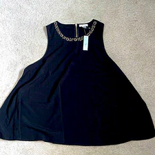 NWT beautiful super flowy shirt w/neckline detailing and incredibly light fabric