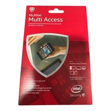 McAfee Antivirus Multi Access 2017 1 Year 1 User Protect 5 Devices