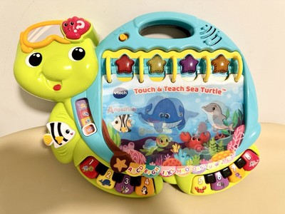 VTech Touch and Teach Sea Turtle Interactive Learning Book Toddler Play