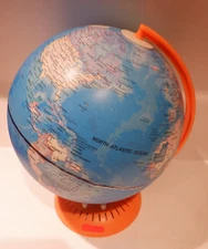 Little Experimenter Night Light Ceiling Projector World Globe  4AA NEW Batteries