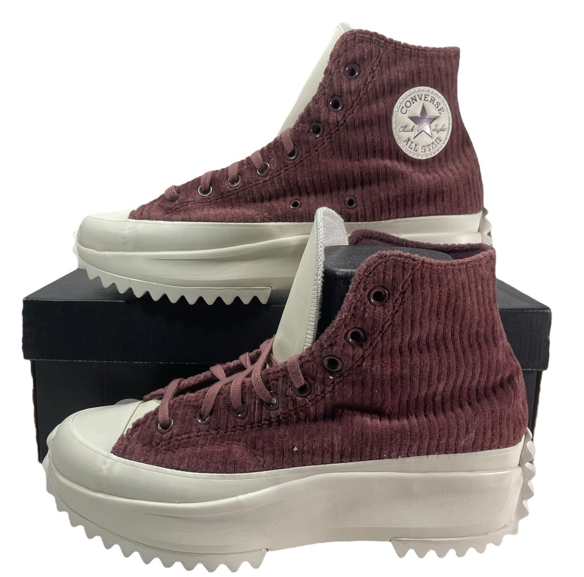 Converse Chuck Taylor Run Star Hike Hi A03252C WINE Corduroy  display picture 2