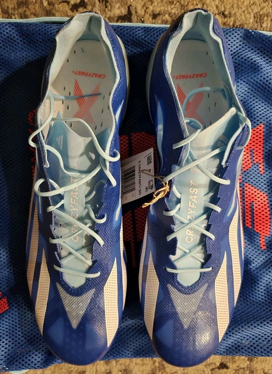 Adidas X Crazyfast Plus SG Mens Size 9.5 Blue Soft Ground Adidas X Crazyfast Plus SG Mens Size 9.5 Blue Soft Ground