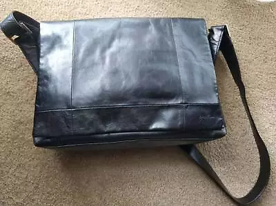 Mens Oroton Black Leather Shoulder Bag 47 Satchel Bags Mens Oroton Black Leather Shoulder Bag Satchel