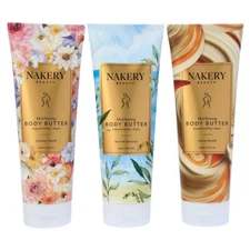 Nakery Beauty 3pc Crepe Smoothing & Tightening Body Butter Collection New Sealed