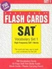 SAT VOCABULARY, SET 1: WITH 750 FLASHCARDS & STUDY BOOK By Easy-prep Flash Cards
