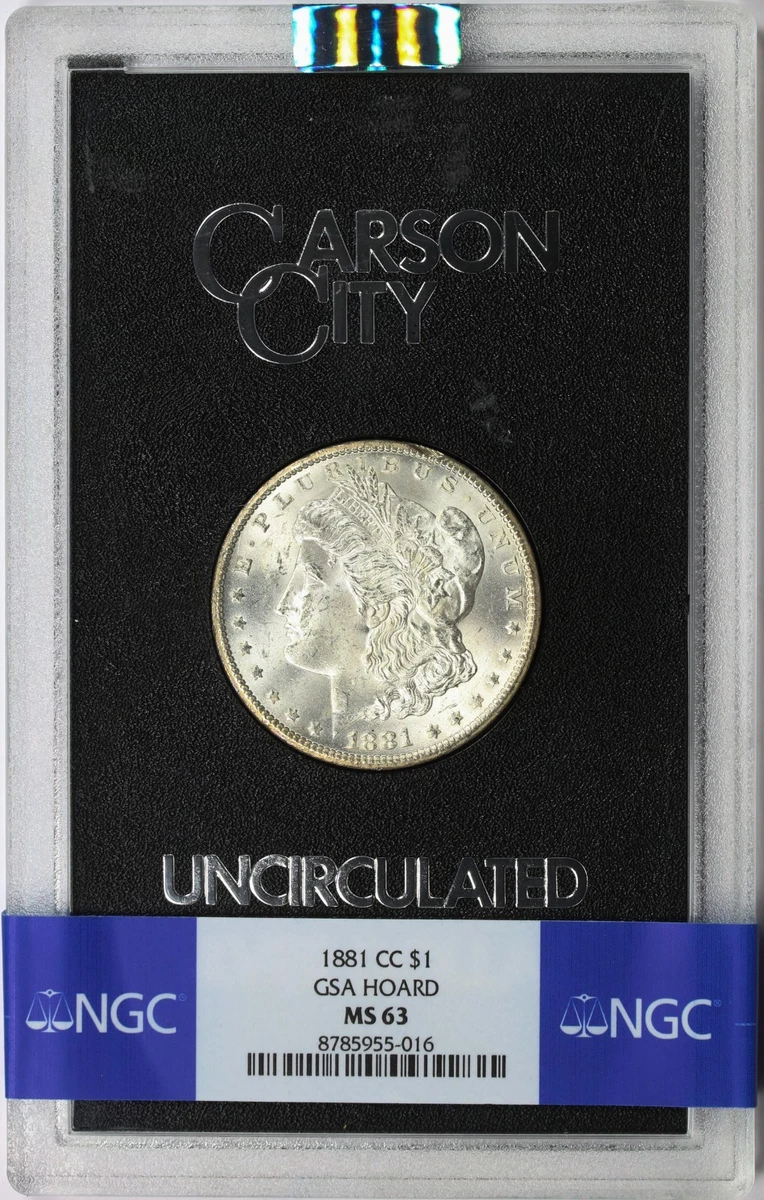 1881年 モルガン・ダラー $1 MS 63 MS 63 Graded 1881 Year Morgan US Dollars (1878-1921) for sale | eBay