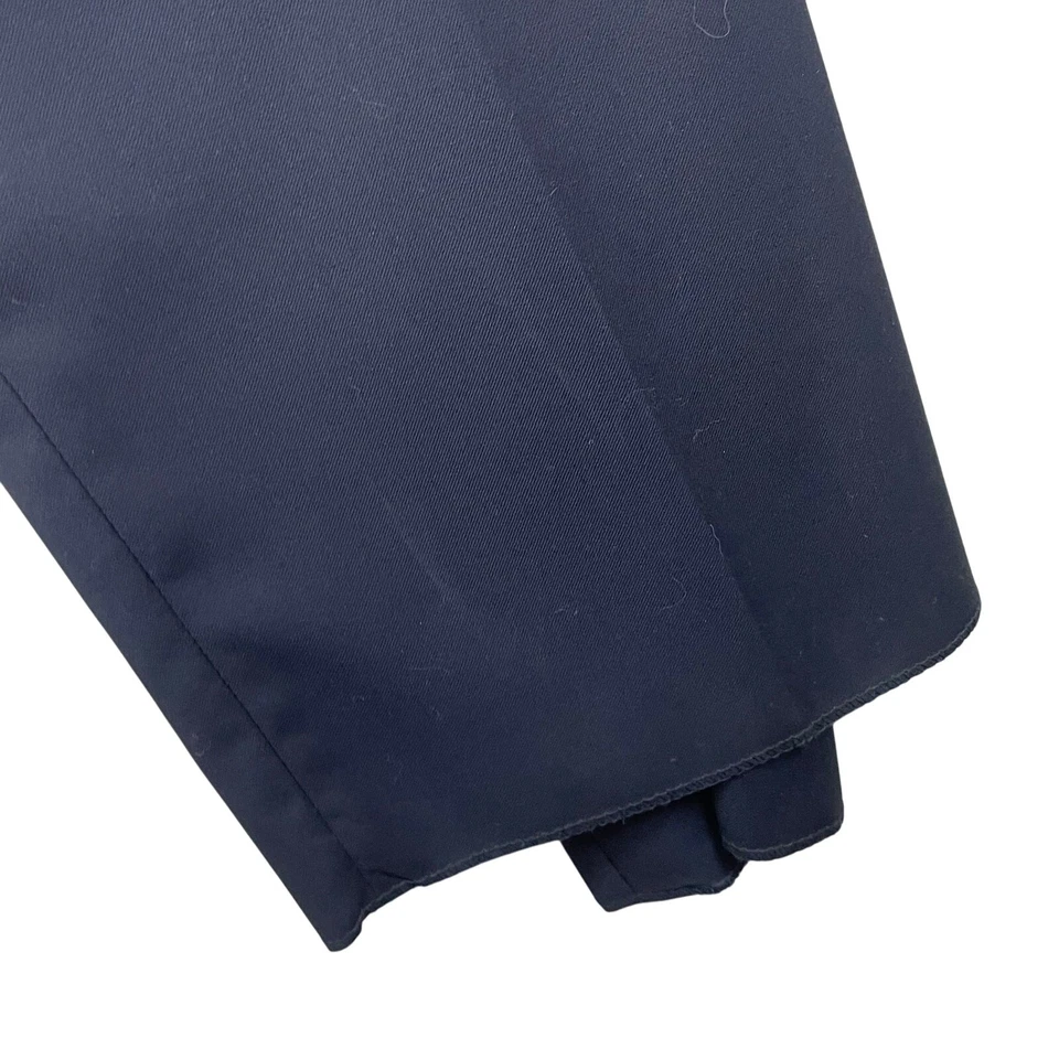 Traje de Vestido Gino Valentino Azul Partittta Pantalones Cintura Sin Dobladillo 40 Frente Plano Foto 3 de 4