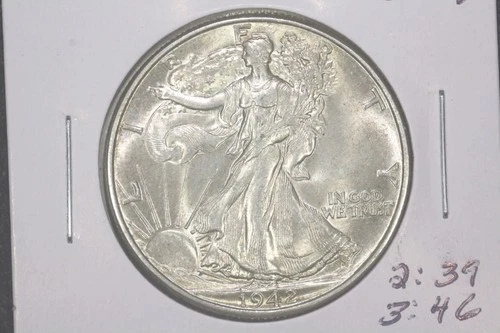 1942 Walking Liberty Half, Choice BU