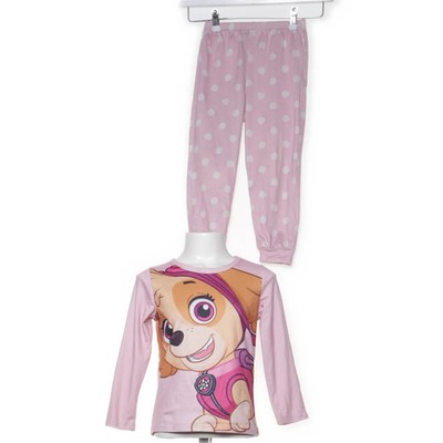 PatPat, Pyjama, Größe: 110, Polyester, Pink/Weiß #RHM