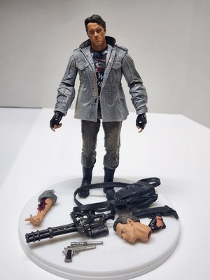 NECA The Terminator Tech Noir 7  Ultimate Arnold Schwarzenegger Gatling Gun