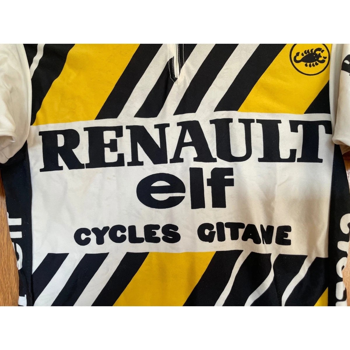 Camiseta deportiva de ciclismo retro vintage Renault Elf Cycles Gitane Team Castelli *LEER*