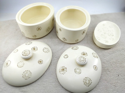 Matalan Sea Life Badezimmer Set | Vintage Seifenspender & Aufbewahrungstopf | Maritim
